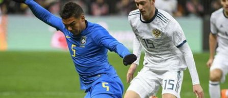 Brazilia, victorie categorică în faţa Rusiei, la Moscova